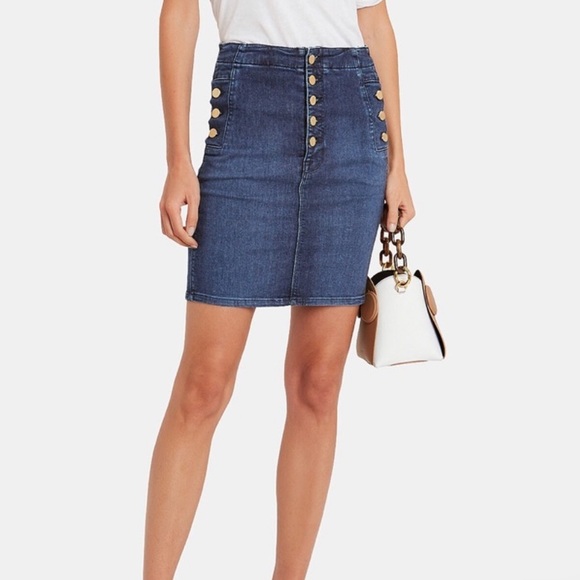 J Brand Dresses & Skirts - J Brand Natasha High Rise Jean Skirt In Untamed Size 26